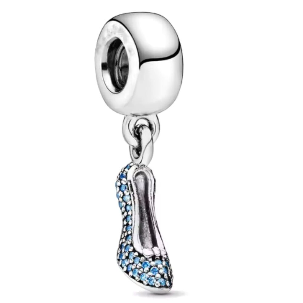 NWOT Cinderella Shoe Disney x Pandora FIT Silver Charm